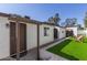 Charming single-story home with private entry featuring a secure front door, landscaped courtyard at 1029 E Marco Polo Rd, Phoenix, AZ 85024