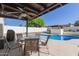 Outdoor pool and patio area, perfect for relaxation and entertainment at 1029 E Marco Polo Rd, Phoenix, AZ 85024