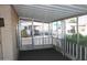 Enclosed outdoor patio offers an outdoor living space and protection from the elements at 11596 W Sierra Dawn Blvd # 286, Surprise, AZ 85378