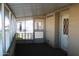 Enclosed outdoor patio offers an outdoor living space and protection from the elements at 11596 W Sierra Dawn Blvd # 286, Surprise, AZ 85378