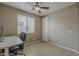 Bedroom with a ceiling fan and tile flooring at 1197 W Fir Tree Rd, Queen Creek, AZ 85140