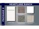 Material selections showcasing white cabinets, white paint and neutral toned kitchen and bath countertops at 1343 W Hess Ave, Coolidge, AZ 85128