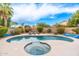 Inviting backyard pool and spa with lounge chairs perfect for relaxation at 14241 N 56Th Pl, Scottsdale, AZ 85254