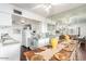 The kitchen is equipped with white cabinets, stainless appliances, and plenty of counter space at 14261 N Oakwood Ln, Fountain Hills, AZ 85268