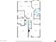 Detailed floor plan showcasing the layout of the home, including bedrooms, bathrooms, kitchen, and living areas at 15856 W Calavar Rd, Surprise, AZ 85379