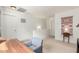 Upstairs hallway features a desk, chair, and woven wall hanging at 2167 S Luther Ave, Mesa, AZ 85209