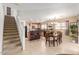 Bright kitchen and dining area with stainless steel appliances and ample cabinet space at 2167 S Luther Ave, Mesa, AZ 85209