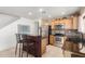 Modern kitchen featuring granite countertops, stainless steel appliances, and a breakfast bar at 2167 S Luther Ave, Mesa, AZ 85209