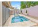 Private backyard pool offering a refreshing retreat at 2600 E La Costa Dr, Chandler, AZ 85249