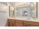 Bathroom featuring double sinks and vanity with ample lighting and a vanity at 3031 N Civic Center Plz # 112, Scottsdale, AZ 85251