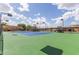 Well-maintained community tennis court with ample space for play and recreation at 3031 N Civic Center Plz # 112, Scottsdale, AZ 85251