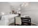 Compact dining area with a black table set, seamlessly connected to the kitchen space at 343 N 169Th Ave, Goodyear, AZ 85338