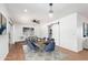 Modern dining area boasts stylish decor, contemporary lighting, and comfortable seating at 3733 W Flynn Ln, Phoenix, AZ 85019