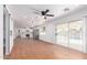 Bright open floor plan with dining area, kitchen and access to backyard pool at 3733 W Flynn Ln, Phoenix, AZ 85019