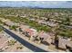 Stunning aerial view of a desert community highlighting spacious homes and desert landscape at 4607 E Sierra Sunset Trl, Cave Creek, AZ 85331