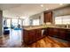 Kitchen with stainless appliances, granite counters, and an open view to the dining and living areas at 5350 E Deer Valley Dr # 4239, Phoenix, AZ 85054