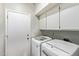 Laundry room with door to outside at 5428 W Wethersfield Dr, Glendale, AZ 85304