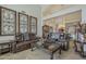 Comfortable living room with large sofas, high ceilings, and elegant decor at 5900 W Orchid Ln, Chandler, AZ 85226