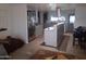 Open kitchen concept with stainless appliances and a center island at 610 E Estevan Ave, Apache Junction, AZ 85119
