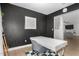 Modern office space with a sleek white desk and stylish accents at 672 S Porter St, Gilbert, AZ 85296