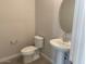 Clean bathroom featuring a pristine white sink, modern fixtures, and a spacious, glass-enclosed shower at 7244 E Hackamore Ln, San Tan Valley, AZ 85143