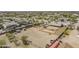 Spacious property features a single-Gathering home, outdoor gazebo, and large dirt lot at 907 N Mountain Rd, Mesa, AZ 85207
