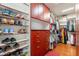 Custom walk-in closet with ample shelving and storage for shoes and clothing at 1234 E Claire Dr, Phoenix, AZ 85022