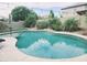 Gorgeous swimming pool with patio and plenty of privacy at 16810 W Portland St, Goodyear, AZ 85338