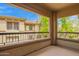 This balcony offers a view of the surrounding neighborhood and the beautiful blue sky at 19700 N 76Th St # 2101, Scottsdale, AZ 85255