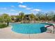 Stunning pool area featuring desert landscaping with comfortable lounge chairs and seating at 19700 N 76Th St # 2169, Scottsdale, AZ 85255