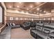 Relax in the theater room with luxurious leather seating, soft lighting, and a cozy atmosphere at 19777 N 76Th St # 1131, Scottsdale, AZ 85255