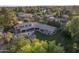 Expansive aerial view of a luxury home showcasing a private pool, lush landscaping, and a sprawling backyard at 2106 E La Vieve Ln, Tempe, AZ 85284