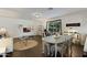 Bright and airy living room and dining area with modern furnishings and stylish decor at 2106 E La Vieve Ln, Tempe, AZ 85284
