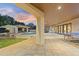 Luxury backyard with covered patio, pool, and poolside lounge area at 2106 E La Vieve Ln, Tempe, AZ 85284