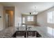 Bright open concept kitchen with granite countertops, stainless steel sink at 2220 N St Bonita Ln, Casa Grande, AZ 85122