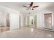 Neutral primary bedroom featuring tiled floors and private access to the backyard at 2309 W Shawnee Dr, Chandler, AZ 85224