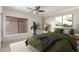 The primary bedroom offers ample natural light and relaxing decor at 2309 W Shawnee Dr, Chandler, AZ 85224
