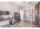 Large office space with wood floors, storage and great lighting at 2425 E Flintlock Dr, Gilbert, AZ 85298