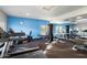 Community gym equipped with treadmills, weights, and various fitness machines at 2425 W Bronco Butte Trl # 1056, Phoenix, AZ 85085