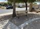Comfortable shaded community bench, ideal for relaxing and enjoying the outdoors at 2701 S Southwind Dr, Gilbert, AZ 85295