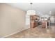 Bright dining area features a modern chandelier and flows seamlessly from the kitchen at 2701 S Southwind Dr, Gilbert, AZ 85295