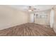 Spacious open floor plan living room with tile flooring at 2701 S Southwind Dr, Gilbert, AZ 85295