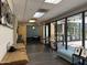 Inviting lobby area with modern furniture, hardwood floors, and stylish decor at 2701 S Southwind Dr, Gilbert, AZ 85295