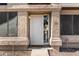Inviting front door entrance of a home with decorative details at 4212 W Jason Dr, Glendale, AZ 85308