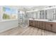 Modern bathroom with glass shower, double vanity and lots of natural light at 4223 N St Elias --, Mesa, AZ 85215