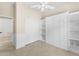 Office with built-in shelving and storage solutions; perfect for organization and work at 4223 N St Elias --, Mesa, AZ 85215