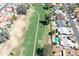 Aerial view of neighborhood and golf course at 7252 E Edgewood Ave, Mesa, AZ 85208