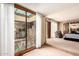A view to a sunlit atrium from the main bedroom at 7252 E Edgewood Ave, Mesa, AZ 85208
