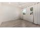 Bedroom with ample natural light, ceiling fan, and modern flooring at 8113 E Vista Dr, Scottsdale, AZ 85250