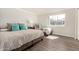Bedroom with 2 beds, a nightstand and lots of natural light at 8250 E Arabian Trl # 120, Scottsdale, AZ 85258